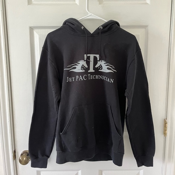 Jerzees Tops - Jerzees Black Jet PAC Technician Hoodie